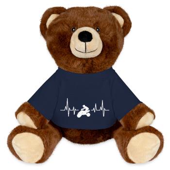 Quad VTT Tout-terrain Quad Rider Heartbeat - Nounours RecycelBär® marron - bleu marine - Devant