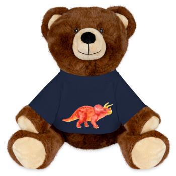 Triceratops - MiniFeet® RecycelBär® Braun - French Navy - Vorne