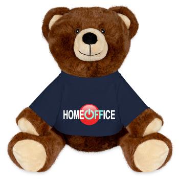 Home OFFice - Auszeit - MiniFeet® RecycelBär® Braun - French Navy - Vorne