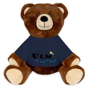 Ulm - MiniFeet® RecycelBär® Braun - French Navy - Vorne