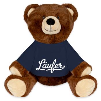 Läufer - MiniFeet® RecycelBär® Braun - French Navy - Vorne