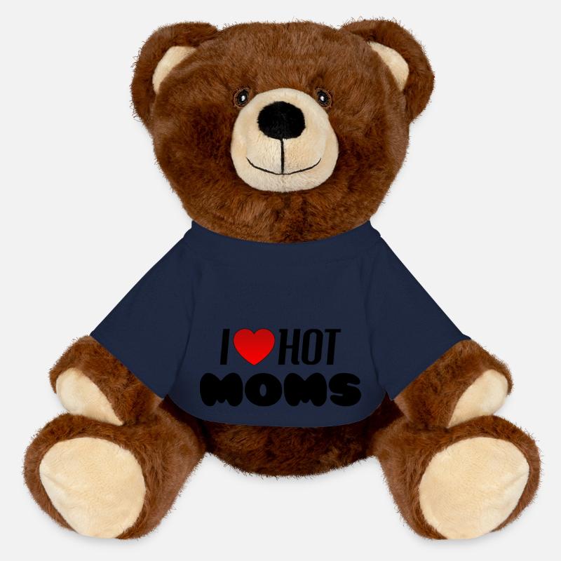 J’adore les mamans sexy - Nounours RecycelBär® marron - bleu marine