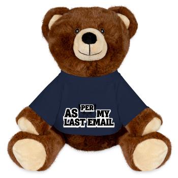Laut meiner letzten E-Mail - MiniFeet® RecycelBär® Braun - French Navy - Vorne
