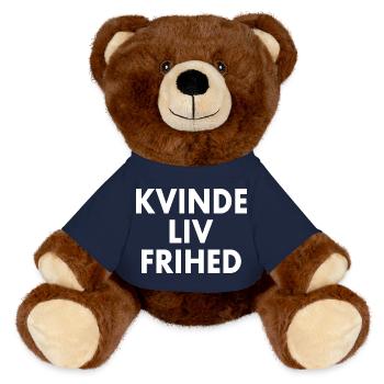 Weibliche Lebensfreiheit - MiniFeet® RecycelBär® Braun - French Navy - Vorne