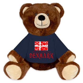 Danemark Danemark - Nounours RecycelBär® marron - bleu marine - Devant
