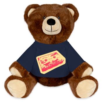 Kids from the 90s - free little gold MC - MiniFeet® RecycelBär® Braun - French Navy - Vorne