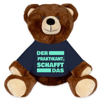 Trainee - MiniFeet® RecycelBär® Teddy Bear Brown - french navy - Front