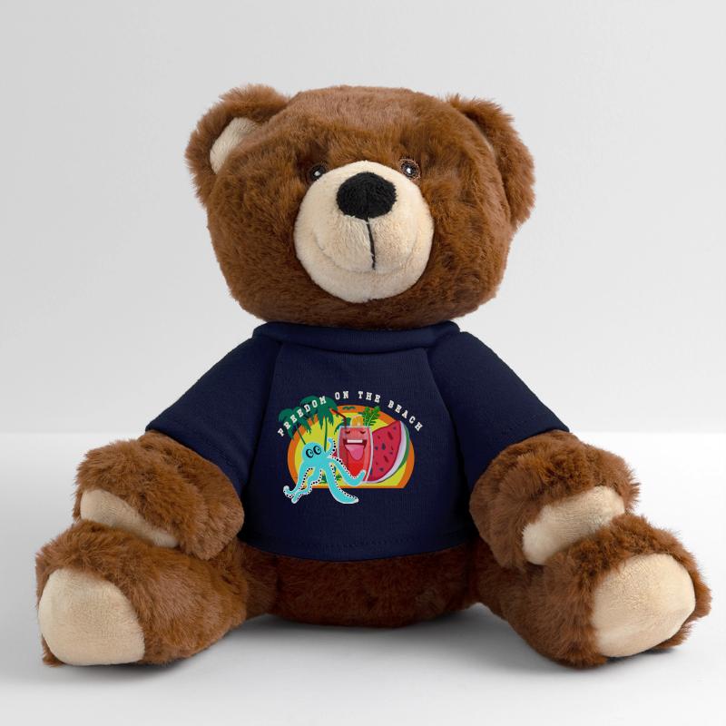 Plage, mer et liberté Nounours RecycelBär® marron