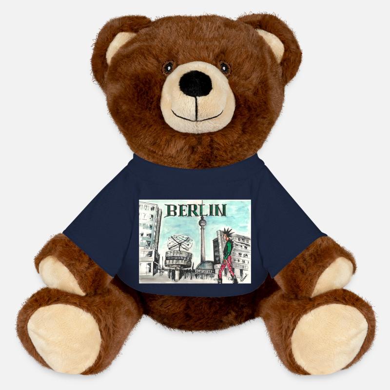 Alexander Platz - MiniFeet® RecycelBär® Braun - French Navy
