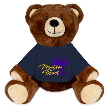 Nukleare Explosion - MiniFeet® RecycelBär® Braun - French Navy - Vorne