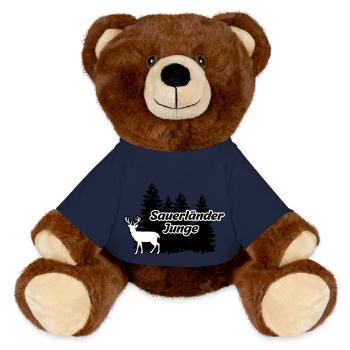 Sauerländer Junge - MiniFeet® RecycelBär® Braun - French Navy - Vorne