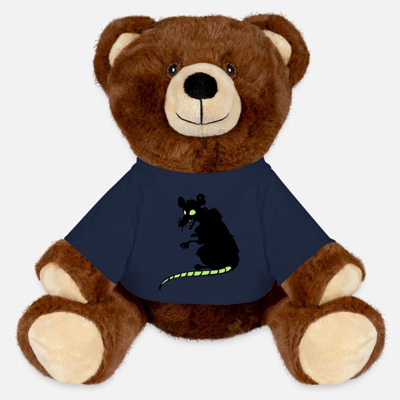 Nul rat - Nounours RecycelBär® marron - bleu marine