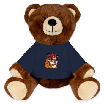 Bollenhut Black Forest Squirrel Squirrel - MiniFeet® RecycelBär® Teddy Bear Brown - french navy - Front