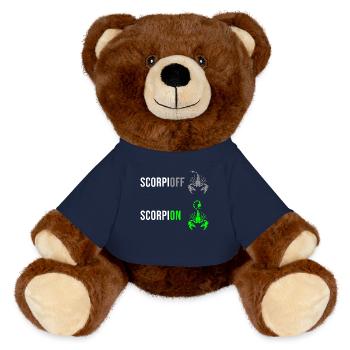 Skorpion lustig - MiniFeet® RecycelBär® Braun - French Navy - Vorne