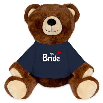 Team Bride - MiniFeet® RecycelBär® Braun - French Navy - Vorne