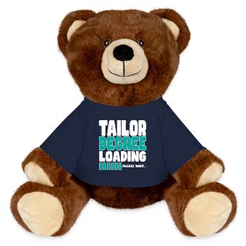 Schneider invites training - MiniFeet® RecycelBär® Teddy Bear Brown - french navy - Front