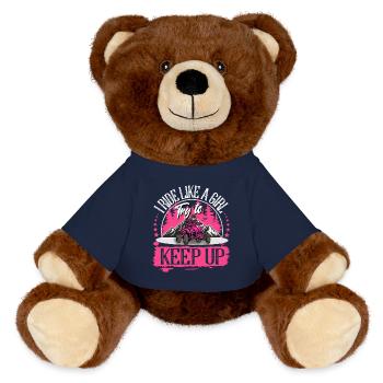 Quad VTT Tout-terrain Quad Rider - Nounours RecycelBär® marron - bleu marine - Devant