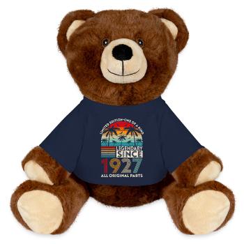 Legendär seit 1927 alle Originalteile - MiniFeet® RecycelBär® Braun - French Navy - Vorne