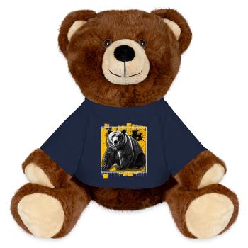 Bear - MiniFeet® RecycelBär® Teddy Bear Brown - french navy - Front