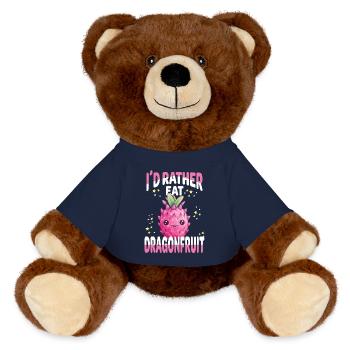Dragonfruit Kawaii - MiniFeet® RecycelBär® Braun - French Navy - Vorne