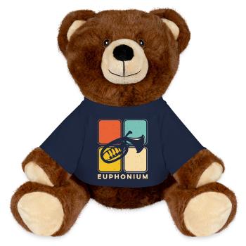 Baritone Baritone - MiniFeet® RecycelBär® Teddy Bear Brown - french navy - Front