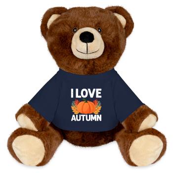 Herbst - MiniFeet® RecycelBär® Braun - French Navy - Vorne