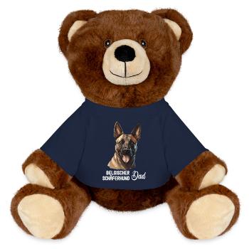Hund Belgischer Schäferhund - MiniFeet® RecycelBär® Braun - French Navy - Vorne