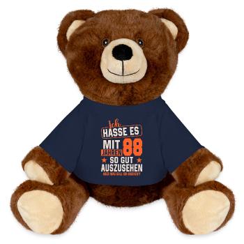 Legends of 88 - MiniFeet® RecycelBär® Braun - French Navy - Vorne