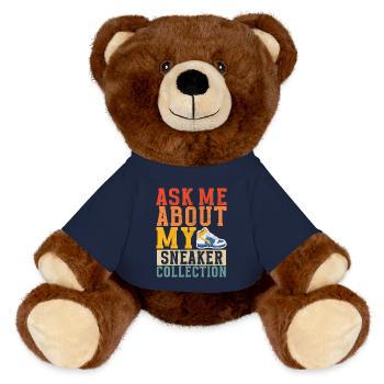 Sneakerhead Sneaker Collector - Nounours RecycelBär® marron - bleu marine - Devant