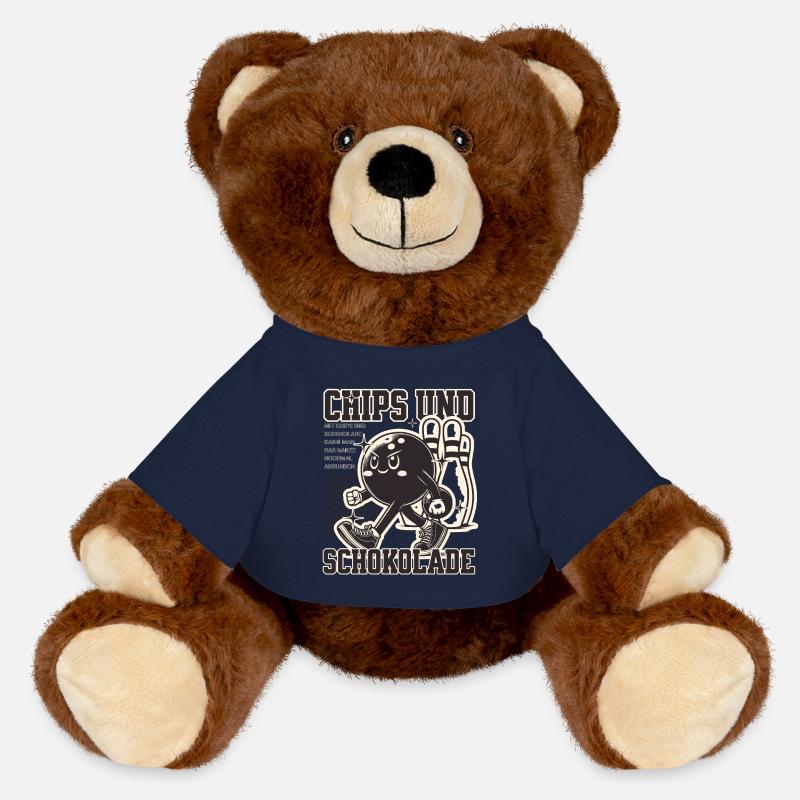 You can round it off with chips and chocolate - MiniFeet® RecycelBär® Teddy Bear Brown - french navy