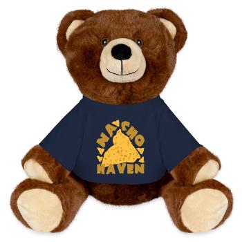 Nacho - MiniFeet® RecycelBär® Teddy Bear Brown - french navy - Front