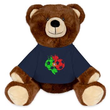 Portugal - MiniFeet® RecycelBär® Teddy Bear Brown - french navy - Front