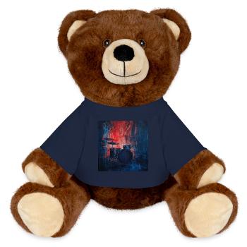 Percussion - MiniFeet® RecycelBär® Teddy Bear Brown - french navy - Front