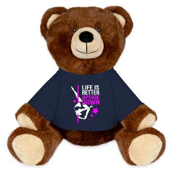Pole Dance - MiniFeet® RecycelBär® Braun - French Navy - Vorne