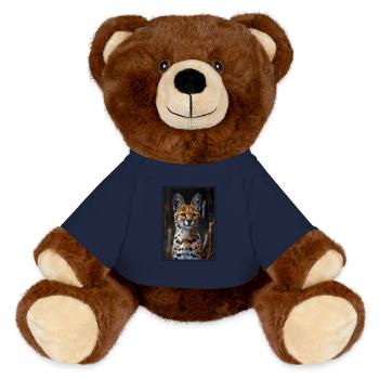 Servale Serval - MiniFeet® RecycelBär® Braun - French Navy - Vorne