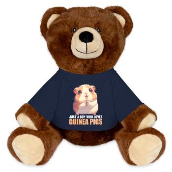 Meerschweinchen - MiniFeet® RecycelBär® Braun - French Navy - Vorne