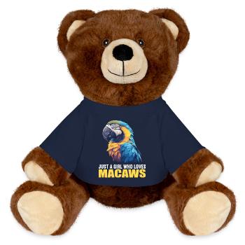 L’ère de l’ara - Nounours RecycelBär® marron - bleu marine - Devant