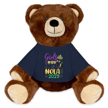 Voyage entre filles NOLA 2029 - Nounours RecycelBär® marron - bleu marine - Devant