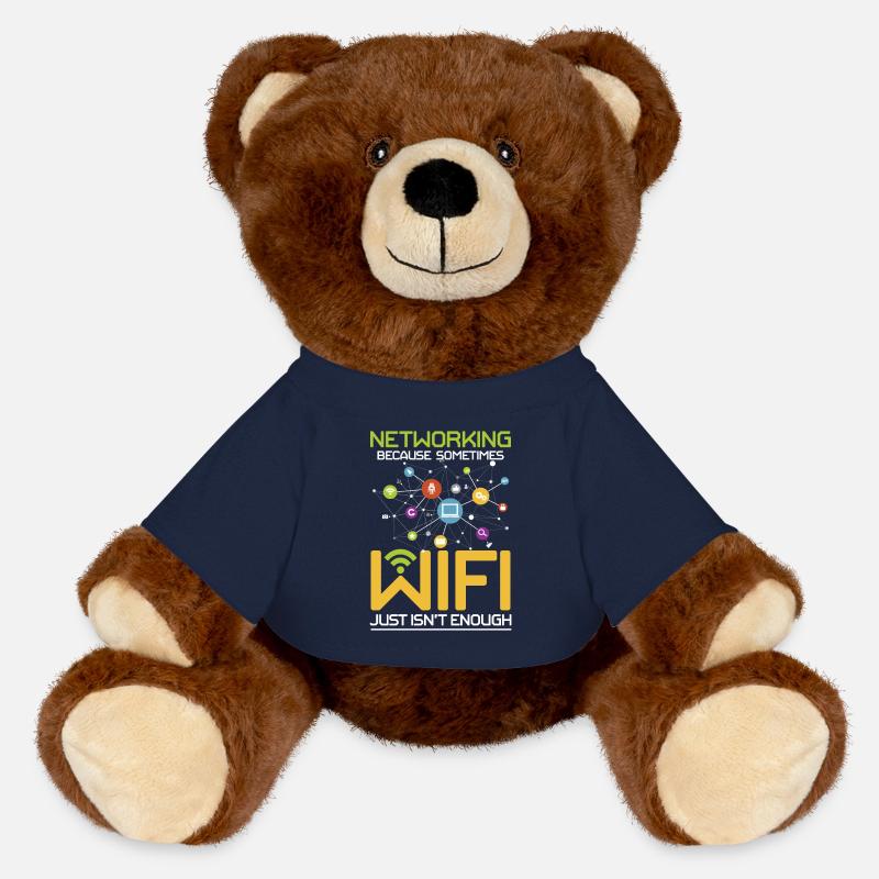 Networking Because Wi-Fi Just Isn't Enough - MiniFeet® RecycelBär® Braun - French Navy
