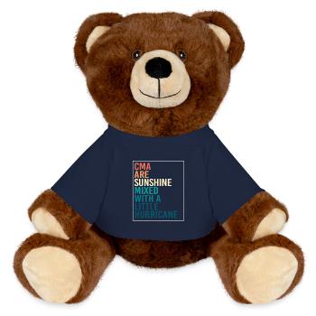 Arzthelferin MFA - MiniFeet® RecycelBär® Braun - French Navy - Vorne