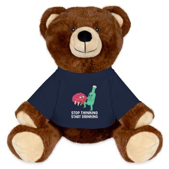 Lebensmittel Ernährung Nahrungsmittel - MiniFeet® RecycelBär® Braun - French Navy - Vorne