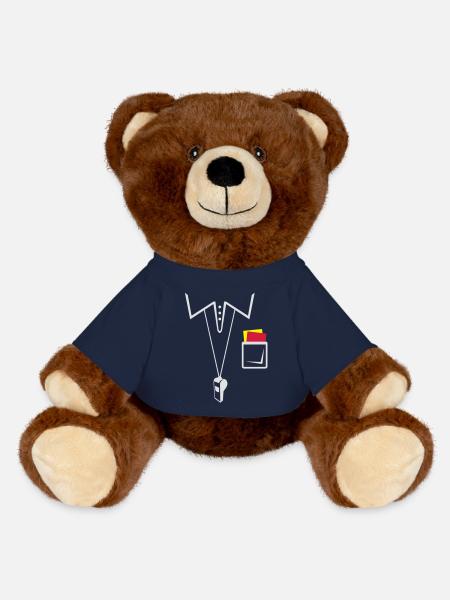 Schiedsrichter Trikot - Fußball - MiniFeet® RecycelBär® Braun - French Navy