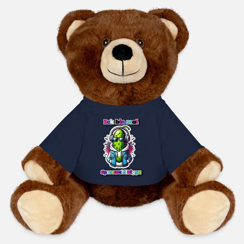 Je suis mal - Nounours RecycelBär® marron - bleu marine
