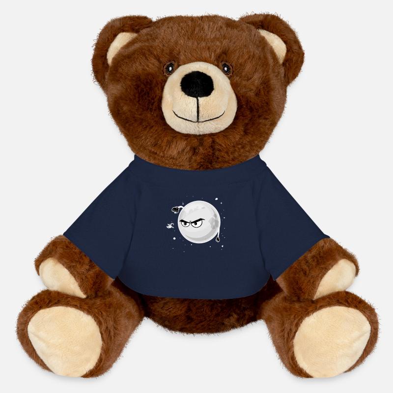 Lune haut astronaute Spatial Spatial Drôle - Nounours RecycelBär® marron - bleu marine