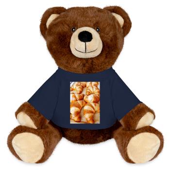 Croissants - Nounours RecycelBär® marron - bleu marine - Devant