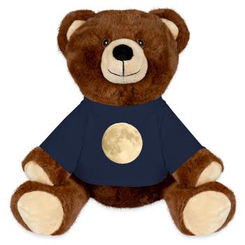 Mond - MiniFeet® RecycelBär® Braun - French Navy - Vorne