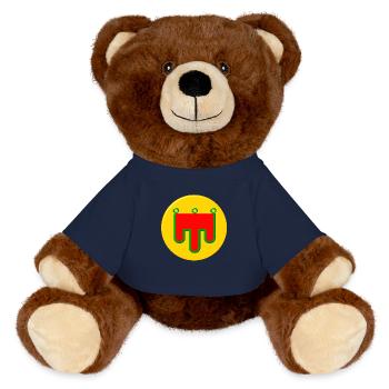 auvergne - Nounours RecycelBär® marron - bleu marine - Devant