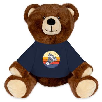 Badminton - Nounours RecycelBär® marron - bleu marine - Devant