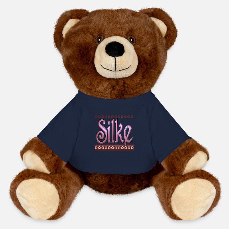 Soyeux2 - Nounours RecycelBär® marron - bleu marine