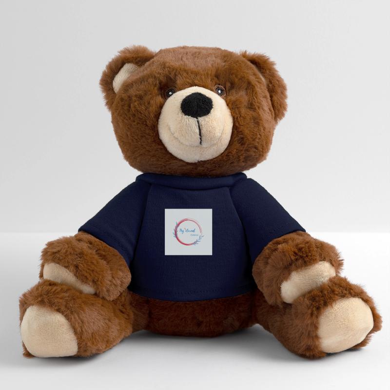 Rainbow butterfly created MiniFeet® RecycelBär® Teddy Bear Brown